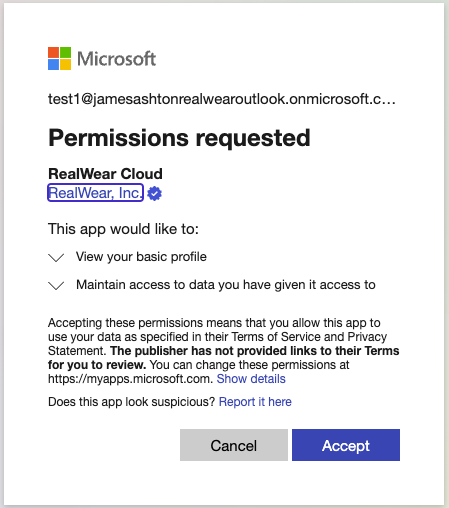 How To Configure Microsoft SSO With RealWear Cloud And RealWear One How To Configure Microsoft SSO With RealWear Cloud And RealWear One